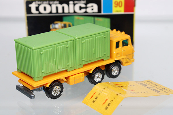 トミカ  ふそう コンテナ 運搬車 黒箱（日本製） ミニカーショップ ケンボックス トミカ 黒箱☆90-1-1☆三菱