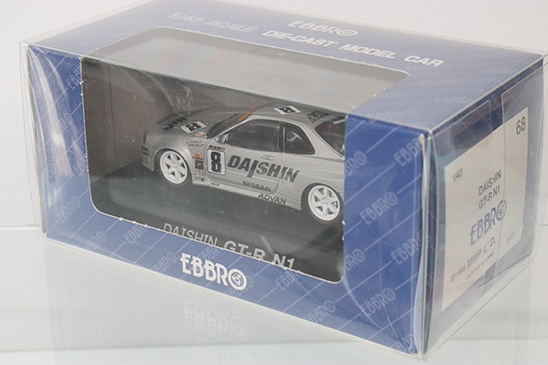 ゲン 出品 ミニカーショップ ケンボックス エブロ☆68☆日産DAISHIN GT-R N1