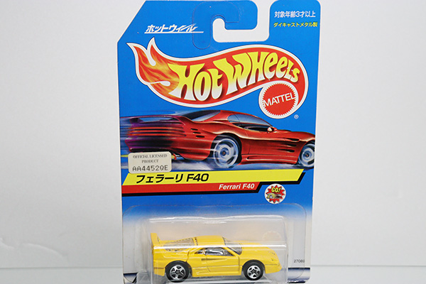 ミニカーショップ ケンボックス ホットホイール☆27089☆フェラーリF40 