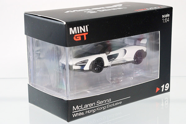 MINI GT McLaren Senna ホワイト 香港限定 MINI GT #19 McLaren Senna White Hong Kong Exclusive – J Toys