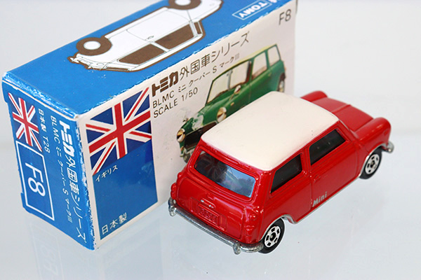 ミニカーショップ ケンボックス トミカ 青箱☆F8☆ミニクーパー※箱