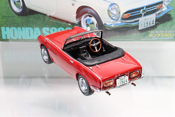 ミニカーショップ ケンボックス 1/12・1/18スケール ホンダS800(赤 ミニカーショップ ケンボックス 1/12・1/18スケール ホンダS800(赤