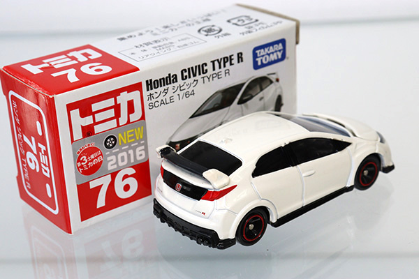 ミニカーショップ ケンボックス トミカ 赤箱 76 ホンダシビックtype R St16 16年新車シール Takaratomyロゴminicar Shop Kenbox Tomica