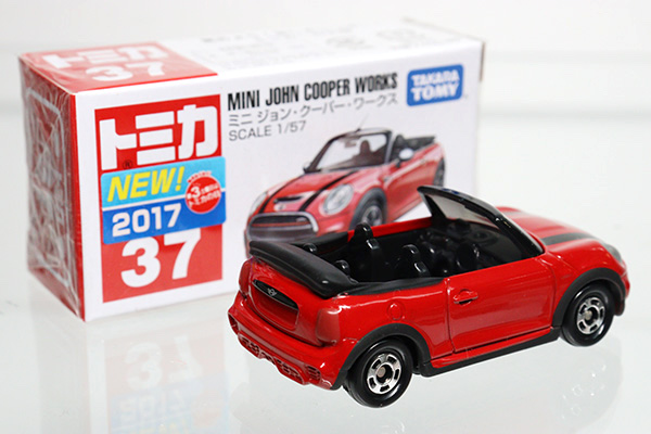 ミニカーショップ ケンボックス トミカ 赤箱 37 ミニミニ ジョン クーパー ワークス ｓｔ17 17年新車シール Takaratomyロゴminicar Shop Kenbox Tomica