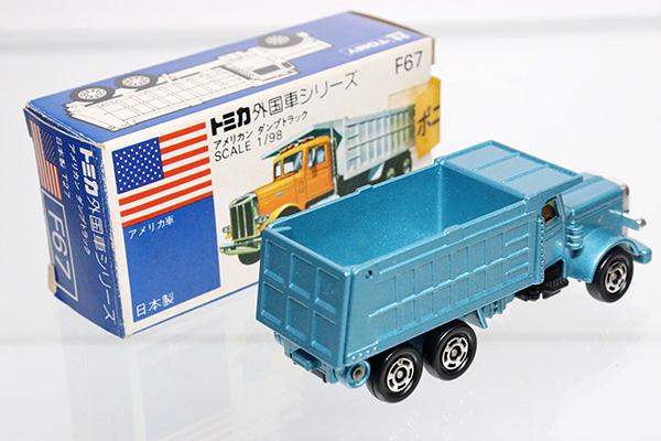 トミカ 青箱 アメリカン ダンプトラック ミニカーショップ ケンボックス トミカ 青箱☆F67-1-4