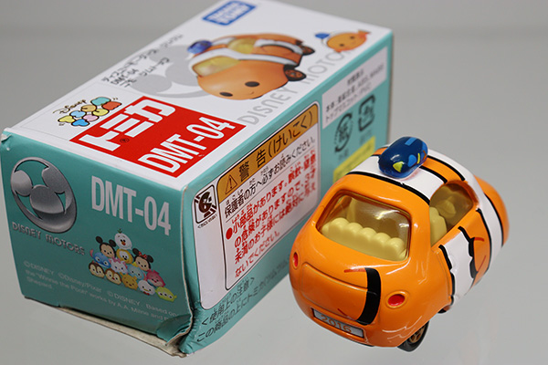 ミニカーショップ ケンボックス ディズニートミカ Dmt 04 ツムツム ニモ ツムトップ 箱ダメージ タカラトミーロゴminicar Shop Kenbox Tomica
