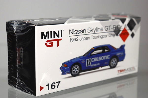 Mini GT 1:64 Nissan Skyline GTR R32 Gr A #12 Calsonic Japan Touringcar MGT00167