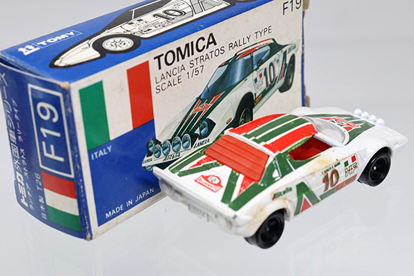 ミニカーショップ ケンボックス トミカ 青箱☆F19☆ランチアストラトス 