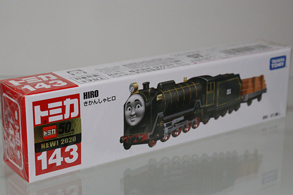 ミニカーショップ ケンボックス トミカ 赤箱 143 きかんしゃヒロ 21年新車シール Takaratomyロゴ 新品未開封minicar Shop Kenbox Tomica