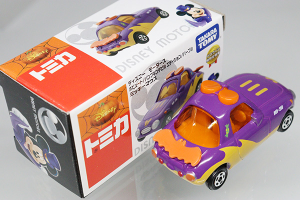 ミニカーショップ ケンボックス ディズニートミカ ポピュート パンプキンデビルエディション パープル ミッキーマウス ハロウィン特別仕様車minicar Shop Kenbox Tomica