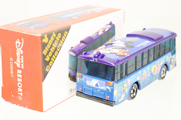 ミニカーショップ ケンボックス ディズニートミカ 三菱ふそうバス ラッピングバス ミッキー 開封済minicar Shop Kenbox Tomica