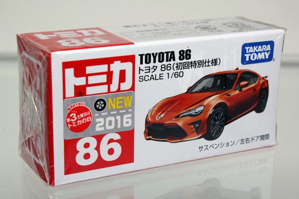 ミニカーショップ ケンボックス トミカ 赤箱☆86☆トヨタ86（初回特別