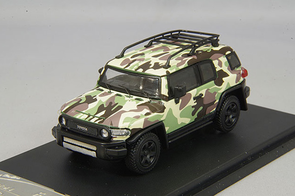 【未開封品】1/64スケール★C-33196★トヨタFJクルーザー XJ10 カモフラージュグリーン (左ハンドル) ※Stance Hunters × Model 1・1/64スケール