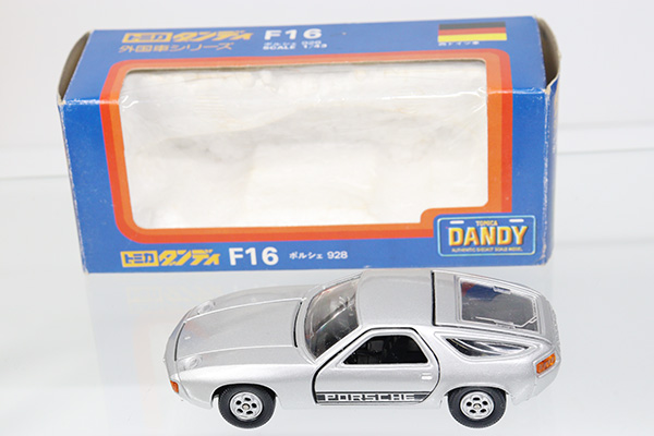 トミカダンディ F16 ポルシェ928 未使用 TOMICA DANDY トミカ ダンディ ポルシェ 928 F16 日本製 - メルカリ