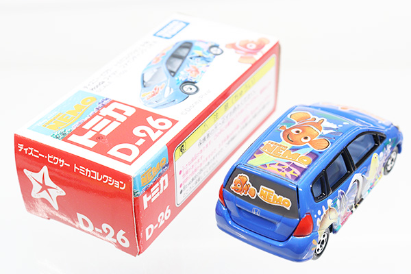 ミニカーショップ ケンボックス ディズニートミカ D 26 ホンダフィット ファンディングニモr Tomy青ロゴ 買取品 開封済み 現状渡し アンケート付minicar Shop Kenbox Tomica