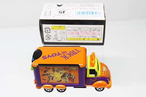 【中古】「非常に良い」ディズニー トミカ ディズニーモータース ジョリーフロートトイ・ストーリー ハロウィンエディション2012 ミニカーショップ ケンボックス ディズニートミカジョリーフロート