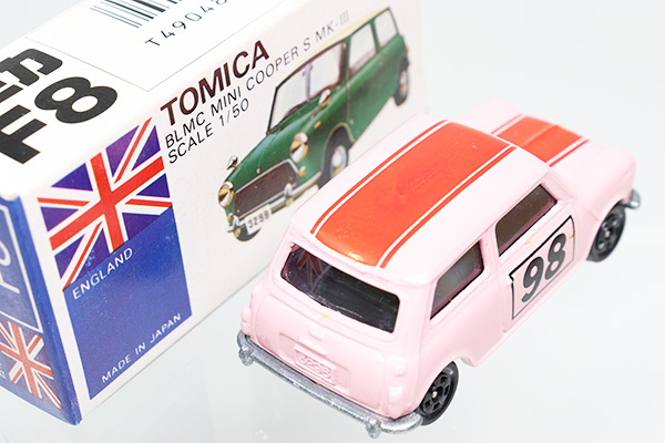 ミニカーショップ ケンボックス トミカ 青箱☆F8☆ミニクーパーSマーク  