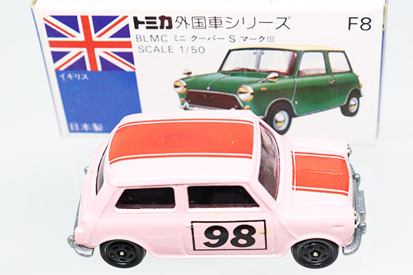 ミニカーショップ ケンボックス トミカ 青箱☆F8☆ミニクーパーSマーク 