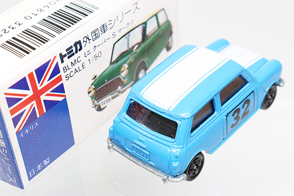ミニカーショップ ケンボックス トミカ 青箱☆F8☆ミニクーパーSマーク 