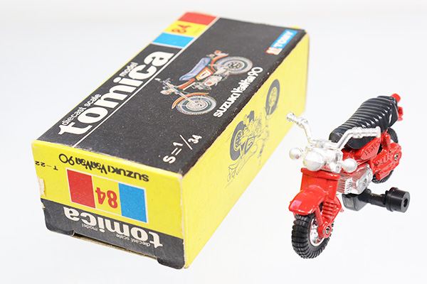 ミニカーショップ ケンボックス トミカ黒箱☆84☆スズキバンバン