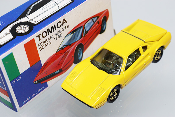 ミニカーショップ ケンボックス トミカ 青箱☆F35☆フェラーリ308GTB 