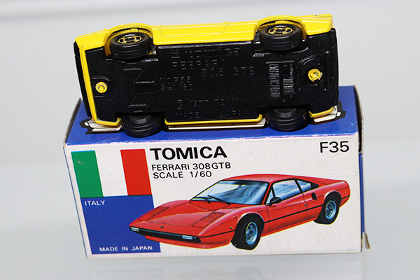 ミニカーショップ ケンボックス トミカ 青箱☆F35☆フェラーリ308GTB 