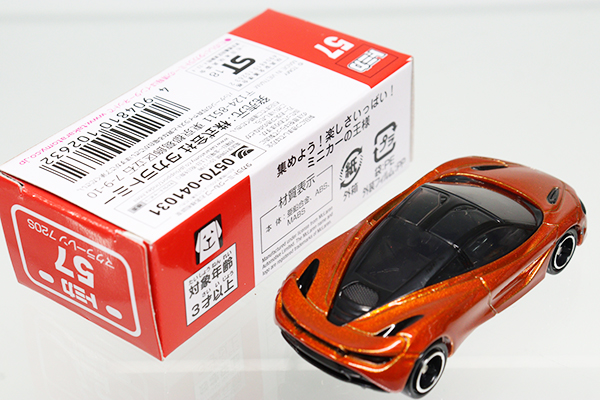 ミニカーショップ ケンボックス トミカ 赤箱☆57☆マクラーレン720S