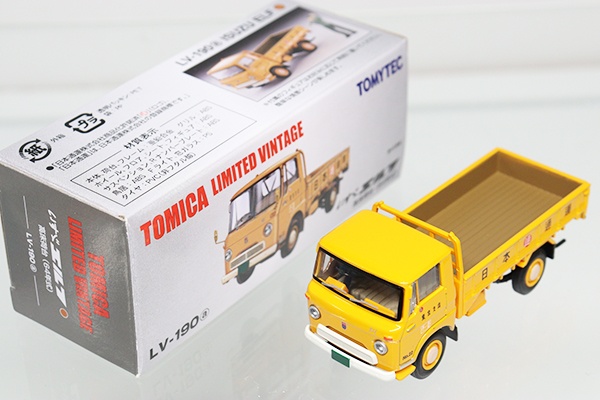 1／64 LV-190a いすゞエルフ 高床荷台 64年式(日本通運)ミニカー