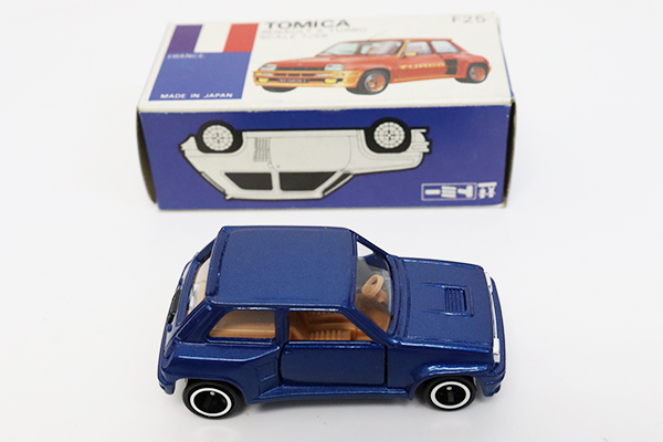ミニカーショップ ケンボックス トミカ 青箱☆F25-2-4☆ルノー5ターボ