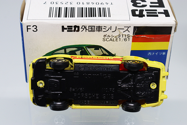 トミカ 外国車シリーズ F10 ポルシェ 935-78 ターボ 日本製/青箱