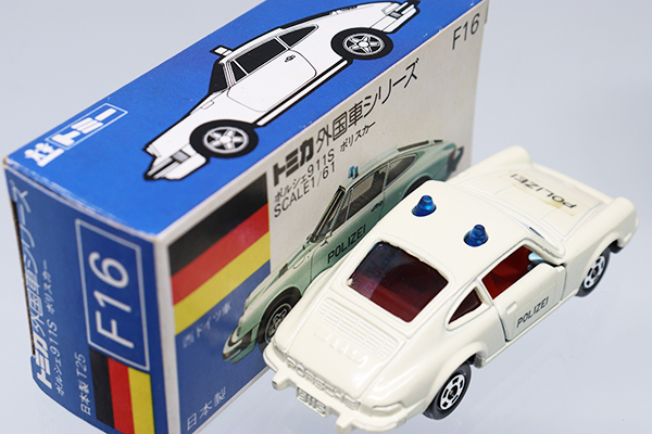 □絶版》トミカ No.F3【日本製】ポルシェ 911S☆美品箱なし