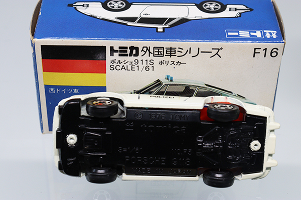 トミカ F16 ポルシェ911S ポリスカー トミカ NO.F-16 ポルシェ 911S ポリスカー パトロールカー 日本