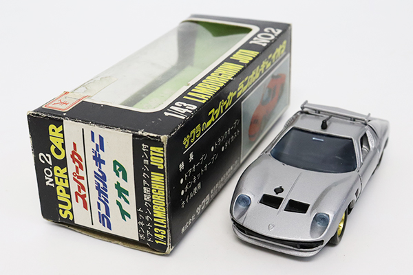 サクラ・スーパーカーNO.2 ランボルギーニイオタ※デッドストック超プレミアムレア物新品未使用 サクラ スーパーカーシリーズ 1/43サイズ ランボルギーニ イオタ 日本