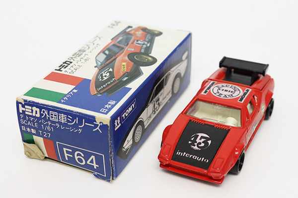 ミニカーショップ ケンボックス トミカ 青箱☆F64☆デ トマソ