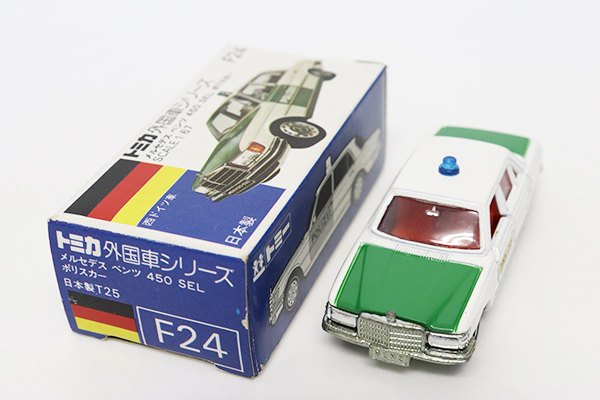 日本製 トミカ 青箱 メルセデスベンツ 450 SEL ポリスカー 【公式通販】