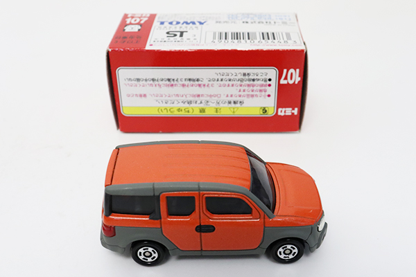 ミニカーショップ ケンボックス トミカ 赤箱 107 ホンダエレメント 朱色 グレー 新車シール Tomy青ロゴ 箱フタ少汚れ 買取品 現状渡しminicar Shop Kenbox Tomica ミニカーショップ ケンボックス トミカ 赤箱 107 ホンダエレメント 朱色 グレー 新車シール Tomy青ロゴ 箱フタ少汚れ 買取品 現状渡しminicar Shop Kenbox Tomica