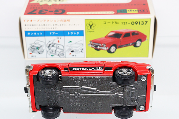 ダイヤぺット、トヨタカローラリフトバック ミニカーショップ ケンボックス ダイヤペット☆G-37☆トヨタ