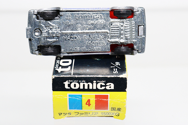 トミカ 4-4 ファミリア1500XG スーパーギフト 日本製 当時物 箱なし トミカ 4-4 ファミリア1500XG スーパーギフト 日本製 当時物 箱