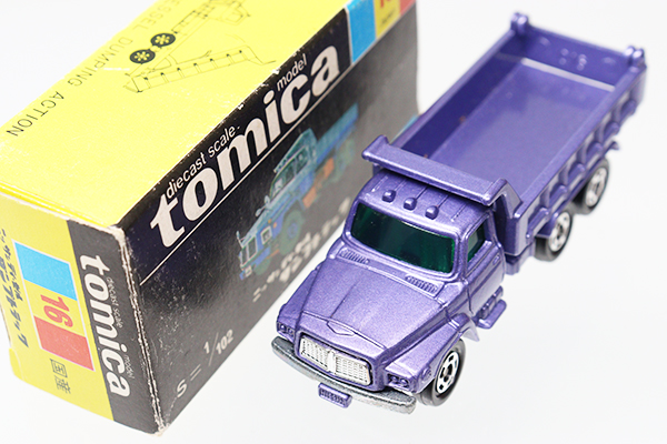 黒箱トミカ ニッサン ディーゼル ダンプトラック 未使用 ミニカーショップ ケンボックス トミカ 黒箱☆16☆日産