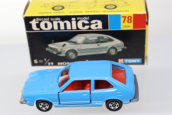 ミニカー ミニカーショップ ケンボックス トミカ 黒箱☆78☆ホンダ