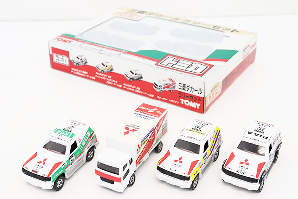 ミニカーショップ ケンボックス トミカギフトセット三菱ダカールラリー  