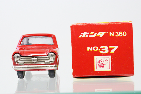 ミニカーショップ ケンボックス モデルペット☆37☆ホンダN360(赤  