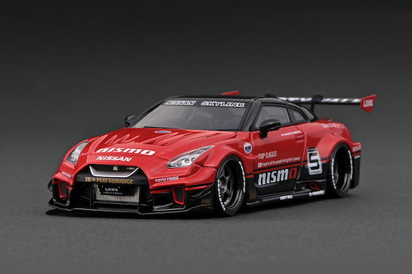 ミニカー 1/43 Ignition Model R35GTRR LBWK ignition model 1/43 LB-WORKS Nissan GT-R R35 type 2, White/Blue
