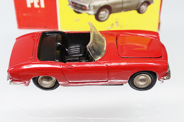 ミニカーショップ ケンボックス モデルペット☆34☆ホンダS800(赤/黒