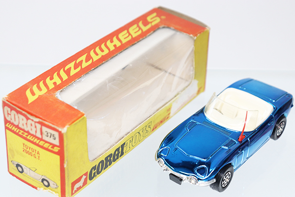CORGI TOYS コーギートイズ 375 トヨタ2000GT メタ ブルー VINTAGE CORGI TOYS 375 TOYOTA 2000 GT METALLIC BLUE Boxed