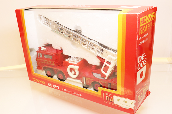 ミニカーショップ ケンボックス ダンディ☆DE-002☆日野ハシゴ消防車