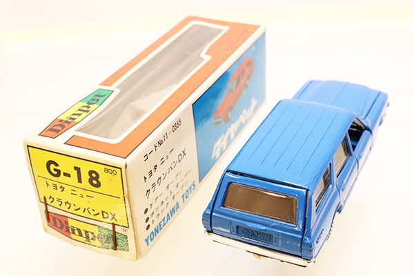 絶版希少品　ダイヤペットG-18 トヨタ　ニュークラウンバンDX￼ ブルー ダイヤペット 250 ニュークラウン バン デラックス 1971