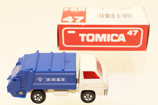 【当時もの】トミカ赤箱　日本製　三菱　キャンター　清掃車 ミニカーショップ ケンボックス トミカ 赤箱☆47☆三菱