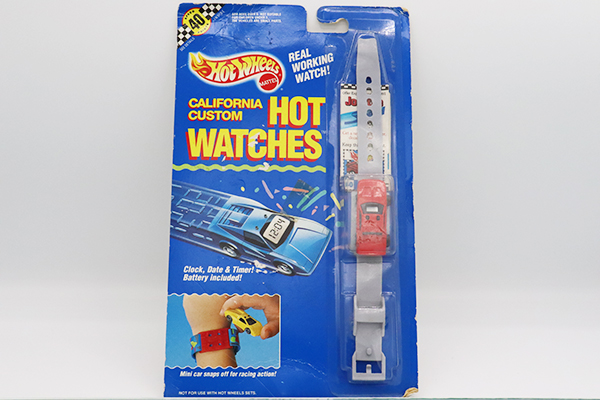 ホットホイール★★フェラーリHOT WATCHES 時計 ※台紙ダメージ・バーコード塗りつぶし・買取品・現状渡し