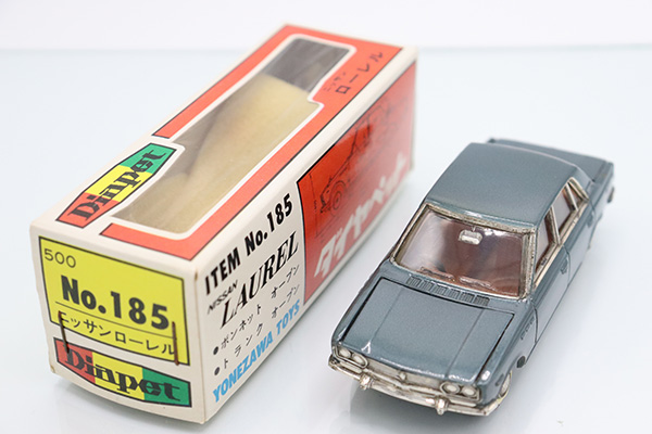 ミニカーショップ ケンボックス ダイヤペット☆185☆日産ローレル(緑